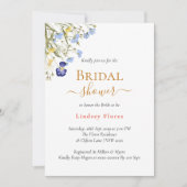 Summer Meadow Wildflowers Gold Vrijgezellenfeest Kaart (Voorkant)