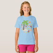 Summer Memories gekleurd T-shirt (Voorkant volledig)