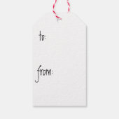 Summer Miniature Schnauzer Gift Labels Cadeaulabel (Achterkant)