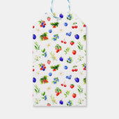 Summer Mixed Berries Bridal Shower Thank You Cadeaulabel (Achterkant)