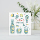 Summer Mojito Cocktail Party Invitation (Debout devant)