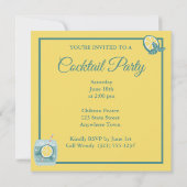 Summer Mojito Cocktail Party Invitation (Dos)