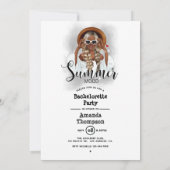 Summer Mood Blonde Bachelorette Invitation (Dos)