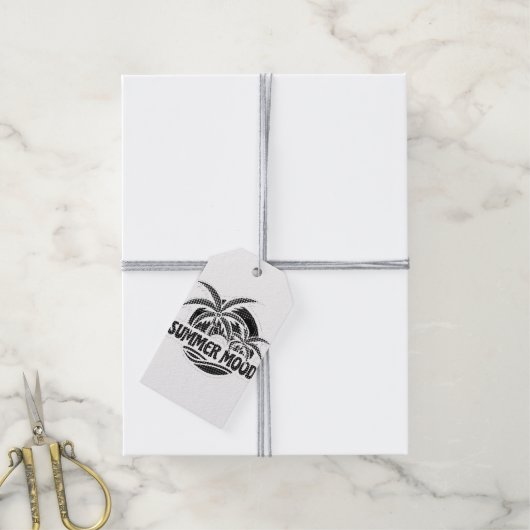 Summer Mood Cadeaulabel (Met Touw)