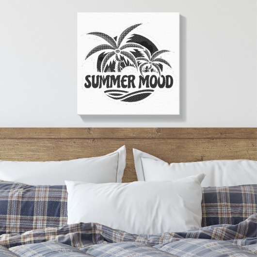 Summer Mood Canvas Afdruk (Insitu (Slaapkamer))
