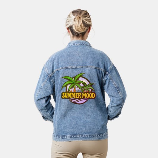 Summer Mood Denim Jacket (Model)