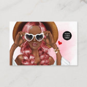 Summer Mood Fashion Event Planner Carte de visite (Devant)