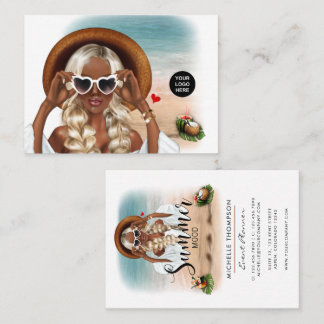 Summer Mood Fashion Event Planner Carte de visite