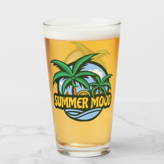 Summer Mood Glas (Voorkant gevuld)