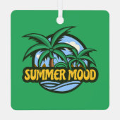 Summer Mood Metalen Ornament (Achterkant)