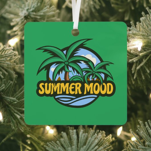 Summer Mood Metalen Ornament (Insitu)