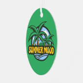 Summer Mood Metalen Ornament (Voorkant links)