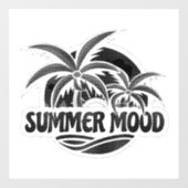 Summer Mood Raamsticker (Vel)