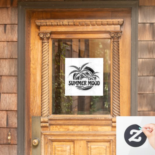 Summer Mood Raamsticker (Huis Deur)