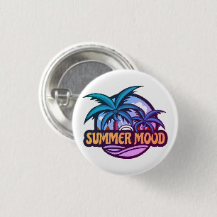 Summer Mood Ronde Button 3,2 Cm