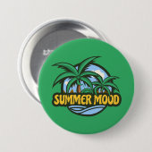Summer Mood Ronde Button 7,6 Cm (Voorkant /achterkant)