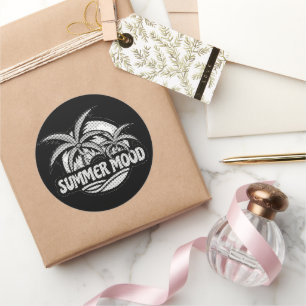 Summer Mood Ronde Sticker