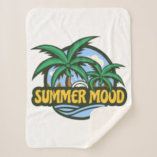 Summer Mood Sherpa Deken