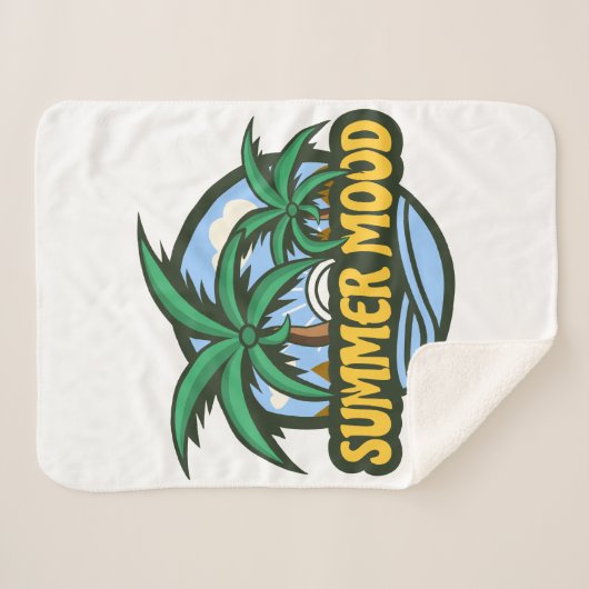 Summer Mood Sherpa Deken (Voorkant (horizontaal))