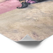 Summer Moon Fairy Gothic Fantasy Art Poster (Hoek)