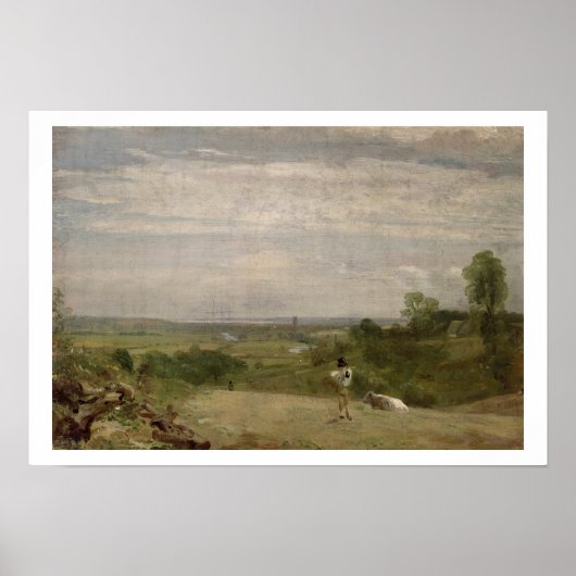 Summer Morning: Dedham uit Langham Poster (Voorkant)