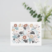 Summer Morning Glory Garden Briefkaart (Staand voorkant)