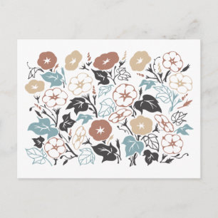 Summer Morning Glory Garden Briefkaart