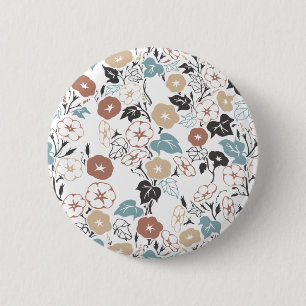 Summer Morning Glory Garden Ronde Button 5,7 Cm