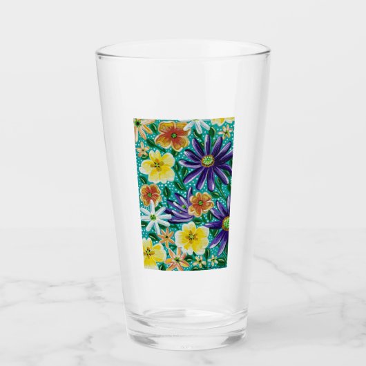 Summer Mountain Fields Glas (Voorkant)