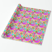 Summer Naive Cadeaupapier (Uitgerold)
