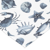 Summer Nautical seashell zeepaardkrab Korte Tafelloper (Hoek)