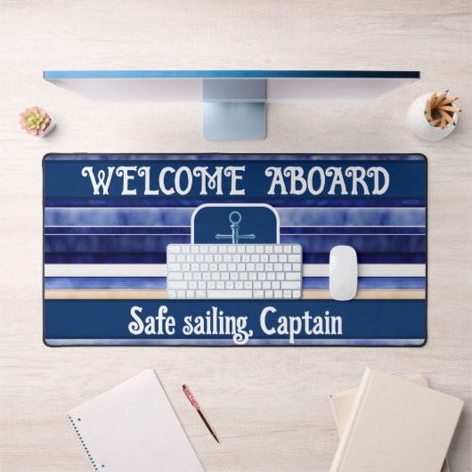 Summer Navy Blue Modern Boot Stripes Collection (Bureau 1)