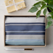 Summer Navy Blue Popular Boat Stripes Collectie Tissuepapier (Geschenk)