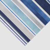 Summer Navy Blue Popular Boat Stripes Collectie Tissuepapier (Detail)