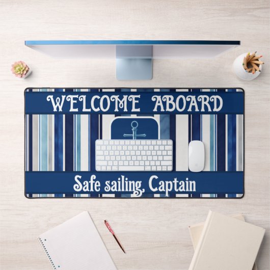 Summer Navy Blue Popular Boat Stripes Collection (Bureau 1)