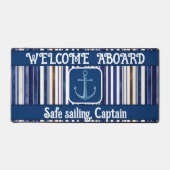 Summer Navy Blue Trendy Boat Stripes Collection (Recto)
