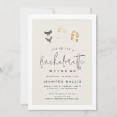 Summer Neutrals Bachelorette Weekend Itinerary & Kaart (Voorkant)