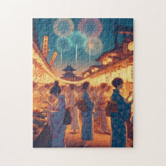 Summer Night in Kyoto – Festival Puzzle Legpuzzel