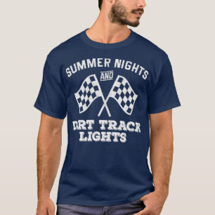 Summer Nights en Dirt Track Lights Motocross T-shirt
