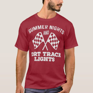 Summer Nights en Dirt Track Lights Motocross T-shirt