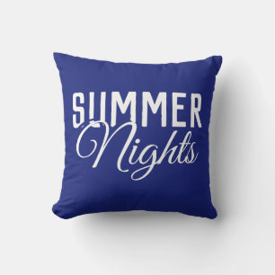 SUMMER NIGHTS-typografie Buitenkussen
