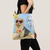 Summer Norfolk Terrier Canvas tas (Dichtbij)