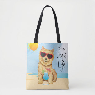 Summer Norwich Terrier-Canvas tas
