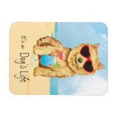 Summer Norwich Terrier Magnet Magneet (Horizontaal)