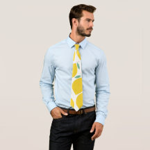 Summer Novelty Lemon-Pattern Gedrukt