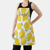 Summer Novelty Lemon-Pattern Printed Personalized Schort (Insitu)