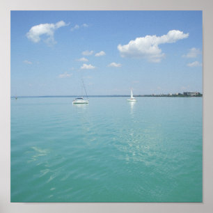 Summer op het Balaton-meer Poster