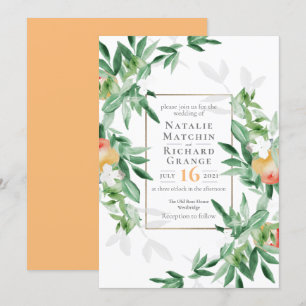Summer Orchard Wedding Uitnodiging
