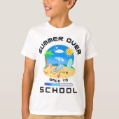 Summer Over Terug naar school T-shirt (Voorkant)