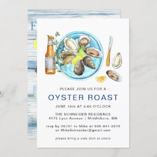 Summer Oyster Roast   Seafood Bake Cookout Kaart